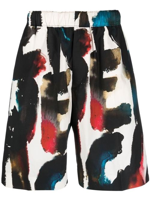 Shorts with print ALEXANDER MCQUEEN | 726838QUO768500